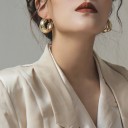 Ladies' Hoop Earrings G717 25