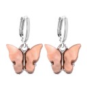 Ladies' Hoop Earrings with Butterfly C1097 9