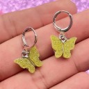 Ladies' Hoop Earrings with Butterfly C1097 31