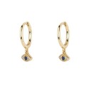 Ladies' Hoop Earrings with Eye R27 6