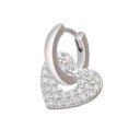 Ladies' Hoop Earrings with Pendant 6