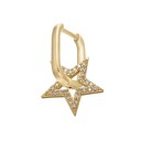 Ladies' Hoop Earrings with Pendant 19