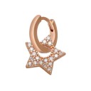 Ladies' Hoop Earrings with Pendant 21