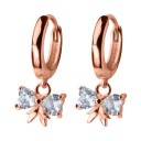 Ladies' Hoop Earrings with Pendant A1698 4