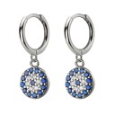 Ladies' Hoop Earrings with Pendant A1698 8