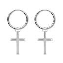 Ladies' Hoop Earrings with Pendant A1698 12