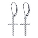 Ladies' Hoop Earrings with Pendant A1698 17