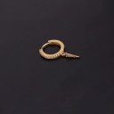 Ladies' Hoop Earrings with Pendant A2598 4