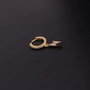 Ladies' Hoop Earrings with Pendant A2598 5