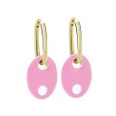 Ladies' Hoop Earrings with Pendant G1385 11