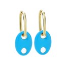 Ladies' Hoop Earrings with Pendant G1385 20