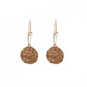 Ladies' Hoop Earrings with Pendant G148 1