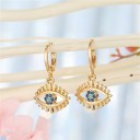Ladies' Hoop Earrings with Pendant G193 6