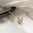 Ladies' Hoop Earrings with Pendant G210 3