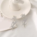 Ladies' Hoop Earrings with Pendant G463 6