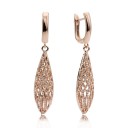 Ladies' Hoop Earrings with Pendant G600 1