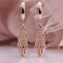 Ladies' Hoop Earrings with Pendant G600 2