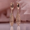 Ladies' Hoop Earrings with Pendant G600 4