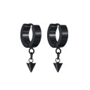 Ladies' Hoop Earrings with Pendant H826 8