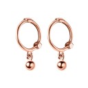 Ladies' Hoop Earrings with Pendant R30 5
