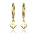 Ladies' Hoop Earrings with Pendant R35 10