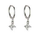 Ladies' Hoop Earrings with Pendant R35 1