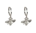 Ladies' Hoop Earrings with Pendant R35 6