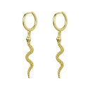 Ladies' Hoop Earrings with Pendants 42
