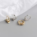 Ladies' Hoop Earrings with Pendants J175 6