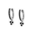 Ladies' Hoop Earrings with Pendants 6
