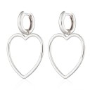 Ladies' Hoop Earrings with Pendants 11