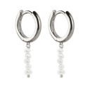 Ladies' Hoop Earrings with Pendants 16