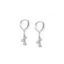 Ladies' Hoop Earrings with Pendants 24