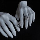 Ladies' Hoop Earrings with Spider 6