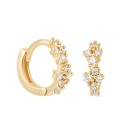 Ladies' Hoop Earrings with Stones R25 38