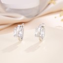 Ladies' Hoop Earrings with Zircon G1334 6
