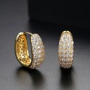 Ladies' Hoop Earrings with Zirconia G1258 6