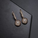 Ladies' Hoop Earrings with Zirconia G616 6