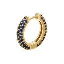 Ladies' Hoop Earrings with Zirconia 14