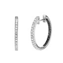 Ladies' Hoop Earrings with Zircons C1067 3