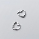 Ladies' Hoop Heart Earrings 5