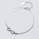 Ladies' Infinity Bracelet with Heart 1