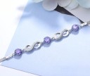 Ladies' Infinity Bracelet with Stones 3