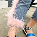 Ladies' Jeans with Pink Fringes 5