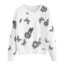 Ladies' Jumper with Butterflies 1
