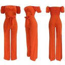 Ladies' Jumpsuit with Exposed Shoulders B826 5