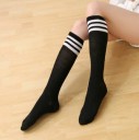 Ladies' Knee-High Socks with Stripes 5