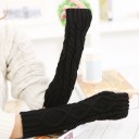 Ladies' Knitted Arm Warmers 2