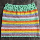 Ladies' Knitted Mini Skirt G105 3