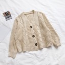 Ladies' Knitted Sweater with Buttons G209 4